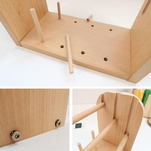 11 Spools Thread Holder Embroidery Storage Sewing Stand Shelf Organizer Tool