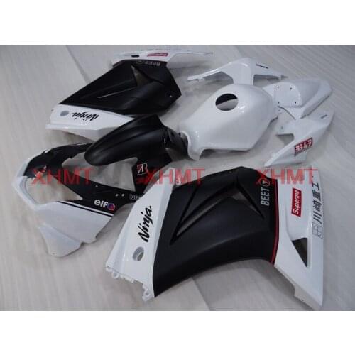 For Ninja 250R 2008 - 2014 Motorcycle Fairing EX 250 2008 Fairing EX250 08 09 White Black Full Body Kits