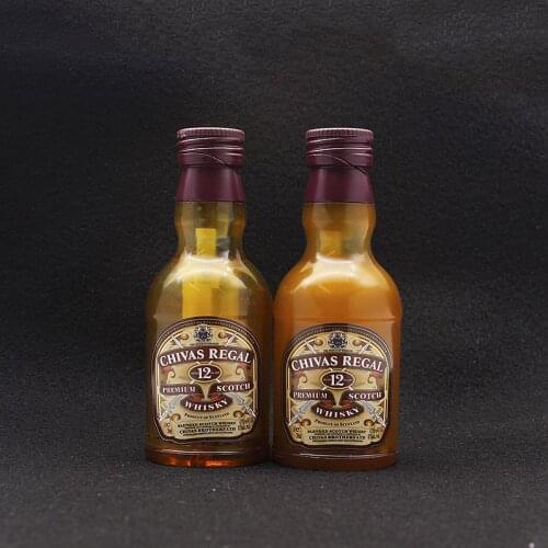 Creative Wine Bottle Shape Cigarette Lighter Wine Opener Unusual Butane Gas Lighter Open Flame Gas Visible Gadgets For Men