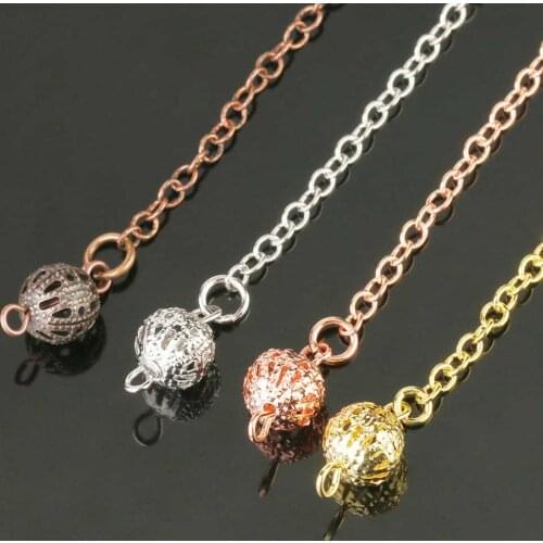 Metal Dowsing Pendulum Divination Dower Reiki Healing Pendulum Chain Spiral Coil Point Meditation Yoga Balancing Pendant