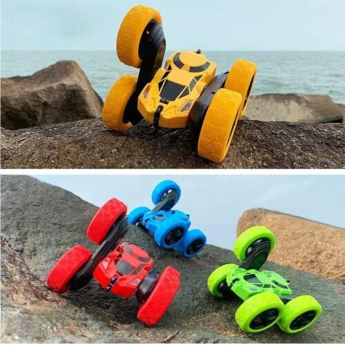 New C7 RC Car 2.4Ghz 4CH 1:16 Stunt Drift Deformation Radio Control Crawler 360 Degree Flip RC Vehicle Toys with LED Light