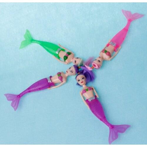 HX5D New Handmade Tail Dress Toy Waterproof LED Dolls Girl Kids Gifts