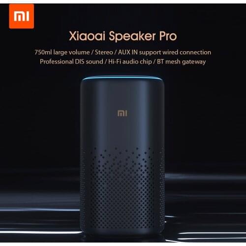 Original Xiaomi Xiaoai Bluetooth Speaker Pro AI Bluetooth 4.2 Mesh Gateway Surround Sound Smart Remote Control With Mijia APP