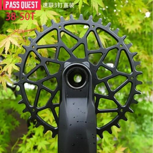 PASS QUEST NEUE GXP Runde Oval 0mm Offset 32T-38T Kettenblatt MTB Engen Breite Bike fahrrad kettenblatt fur Sram XX1 GX adler X9