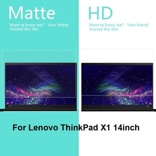 Ultra Thin HD LCD Screen Protector Film For Lenovo Thinkpad X1 14.0'' Tablet PC Clear Glossy Matte Protective Film + Tools