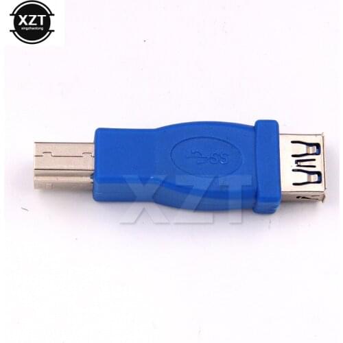 Newest USB 3.0 Type A Female to Type B Male Plug Connector Adapter USB 3.0 Converter Adaptor AF to BM