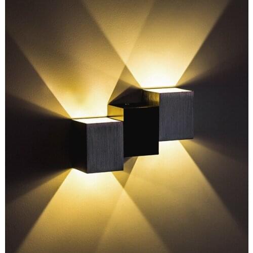 6W 220V Modern Led Wall Lamp Aluminum Body Wall Light For Bedroom Home Lighting Luminaire Bathroom Light Fixture Wall Sconce