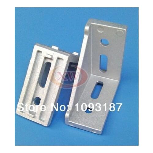 10PCS/LOT 3060 Corner Fitting Angle 3060 Triangle Brackets Aluminum Profile Accessories L Connector Fasten connector