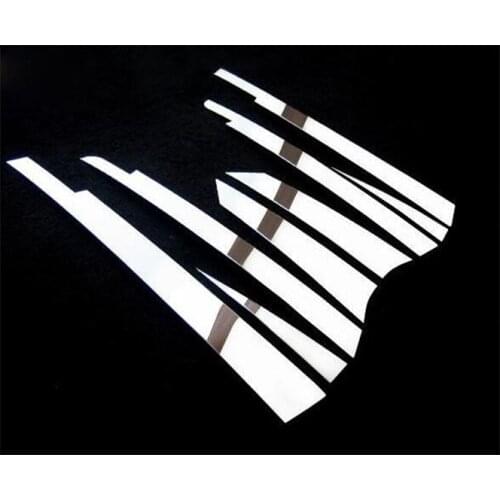 For ALPHARD MNH10 series Modified Car Window Bright Strip Column Trim