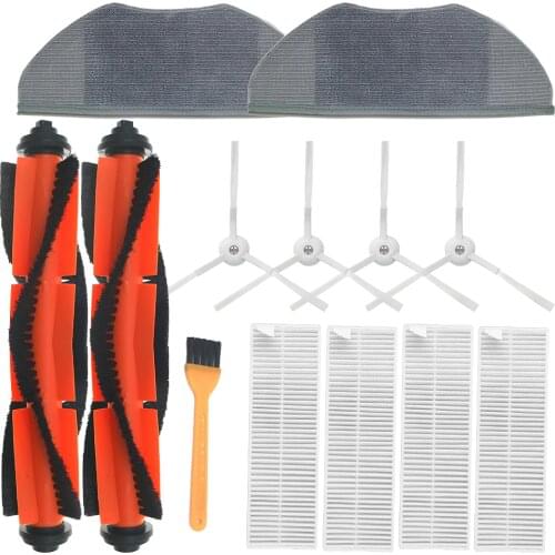 Mi Robot Main Roller Side Brush Hepa Air Filter Mop Cloth for Xiaomi Mijia G1 Robot Vacuum Cleaner Parts