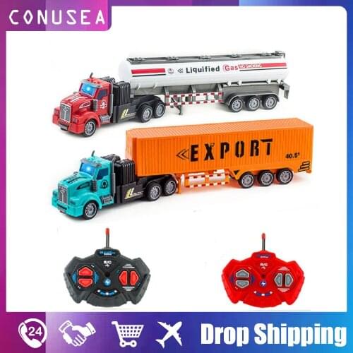1/48 36Cm Big Rc Car Model Wireless Remote Control Dump Truck Transport Car Carrier Truck Radio-Controlled Toys for Boys Kids