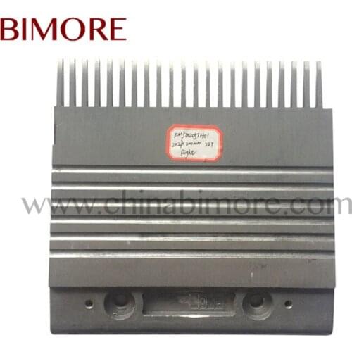 Escalator Elevator Parts KM5002051H01 Kone R3C Escalator Comb Length 202.7mm Width 200mm Install Size 99mm 22T Right