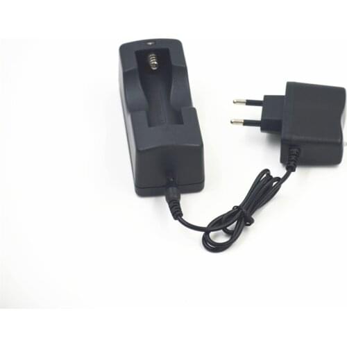 10Pcs/Lot EU / US 18650 Battery AC Charger + Charger Base for Single 18650 Rechargeable Li-Ion Battery Headlamp Flashlight Torch