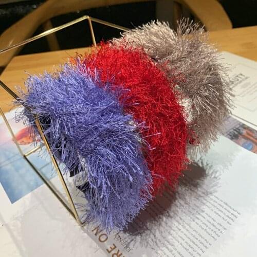 36pcs/lot DIY Simple Multi Plush Wash Face Head Bands Wide Tie Knot HeadBands Hair Styling Tools Accessory HA1553