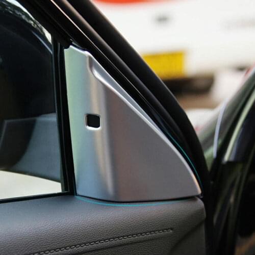 ABS Plastic Chrome For Proton X70 2018 2019 Accessories Car A-Pillar Speaker Horn Ring Cover Trim Car Styling 2Pcs