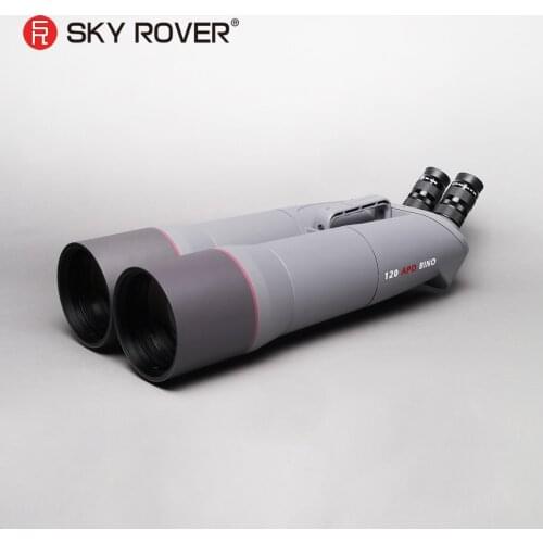 SKY ROVER 120 APO BINO Focal 660mm 45/90 Degree Binocular U-Mount Folding Column Tripod Telescope Apochromatic Super ED