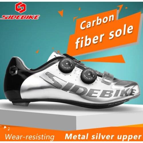 2020 Sidebike sd-002 road cycling shoes carbon fiber road bike sneakers racing professional athletic bicycle shoes self-lock