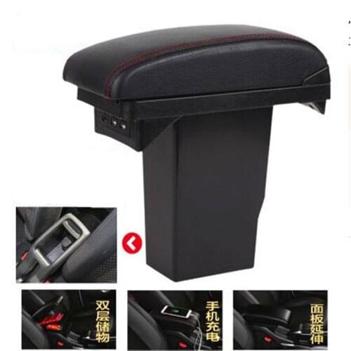 For Peugeot 301 Citroen C3-XR Elysee armrest box Universal Central Storage Box modification accessories