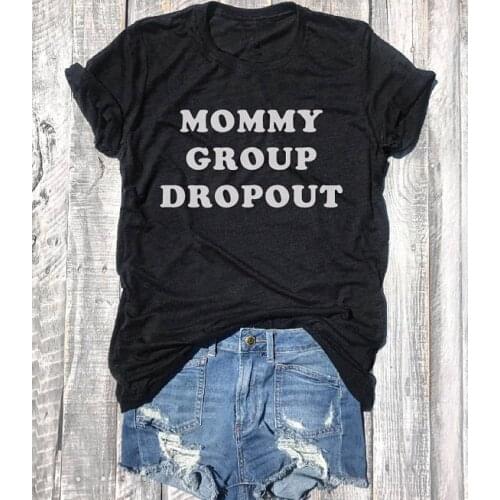 Skuggnas Mommy Group Dropout T-shirt Lightweight Unisex Unbasic Tee Shirt aesthetic harajuku grunge unisex Tops camiseta