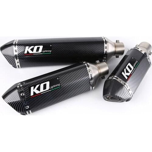 310 370 470 570 MM Silencer Motorcycle 51MM Exhaust Muffler Pipe Stainless Steel Tail Escape Removable DB Killer ATV Dirt Bike