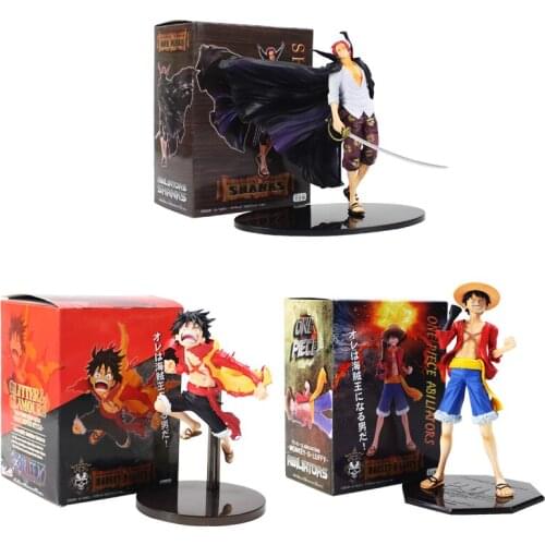 Abiliators Shanks Monkey D Luffy Figures Portrait of Pirates Model Toy Gift for Kids