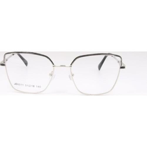 Irrectangle Glasses Vintage Eyewear Metal Glasses Contrast Eyeglasses JD6011