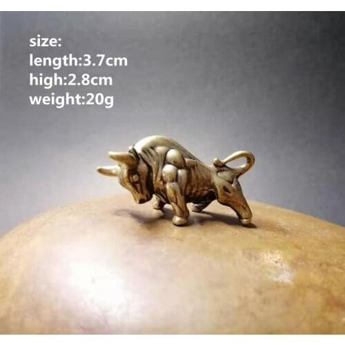 Chinese pure brass 12 Zodiac small crafts statue