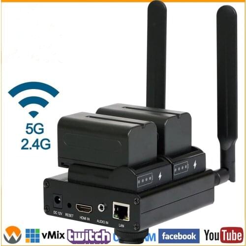 HEVC H.265 H.264 HDMI to IP Video Encoder Live Streaming Broadcast Encoder for HDMI to RTMP RTMPS SRT RTSP YouTube Facebook Live