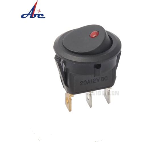 Angel Eye ON-OFF Mini Blue LED Illumination 3pin Rocker Switch t120 12 Volt Rocker Switch KCD1-101EN-8