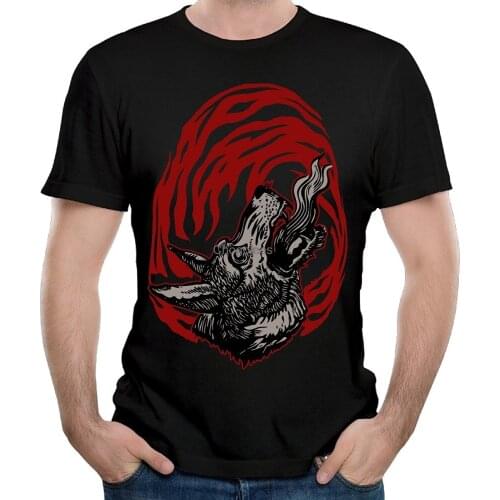 Custom Personality Mens T-shirt Neurosis Times Of Grace Crew-Neck Classic Short-Sleeves Fashion Punk T-shirt