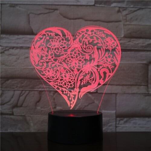 3D Illusion Night Light LED Portable Desk Lamp Atmosphere Nightlight Bluetooth Speaker 16 Color Control Mothers Day Gift