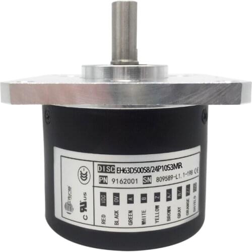 New EH63D500S8 / 24P10S3MR ELTRA rotary Encoder solid shaft 10mm