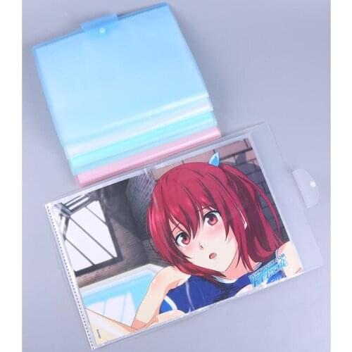 A3 new 40 pages file folders Student Paper Bags Multi-layer Pages Transparent Packages Album Packages a4 binder clear binder