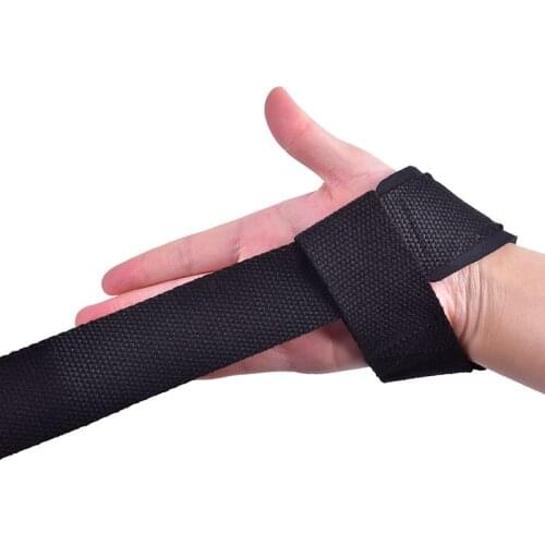 1pcs Anti-slip Sport Fitness Wrist Wraps Straps Gym Support Lifting Grip Belt Fitness Bodybuilding Men Weightlifting Hand Belt