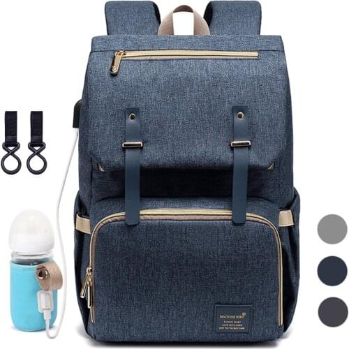 Diaper Bag Backpack for Mom USB Maternity Baby Nappy Nursing Handbags Fashion Travel Diaper Backpack for Stroller Kit Baby bags