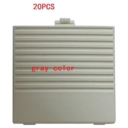 YGCDO 20 PCS Gray Battery Cover For Nintendo Game Boy Classic Original DMG-01 New Battery Door Cover