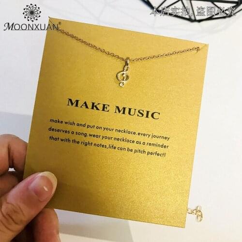 Degeared Music Gold Statement Necklace Jewelry Chain Colar Women Kolye Collares Collier Bijoux Femme Collar Chocker Feminino