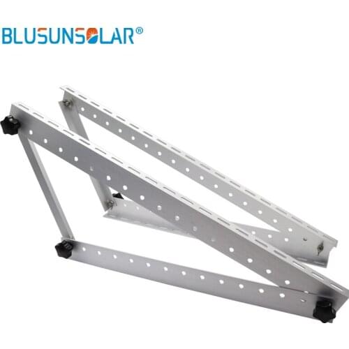 2 set Triangle Aluminum Oblique beam and Triangel Back Beam 550mm 100W 300W Solar Panel Roof Mounting Bracket For Van