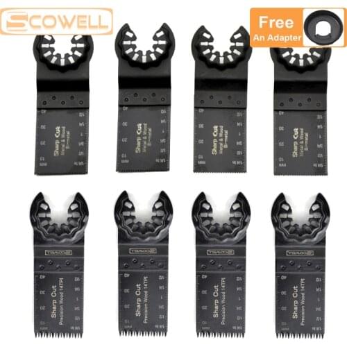 20% OFF Mixed Starlock 4pcs Bimetal Oscillating Multi Tool Saw Blades 4pcs Japanese Teeth Plunge Saw Blades for starlocl system