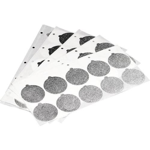 2000PC Adhesive Aluminum Lids Seals For Filling Empty Disposable Refillable Reusable Nespresso Pod Capsule Nespresso Coffee Film
