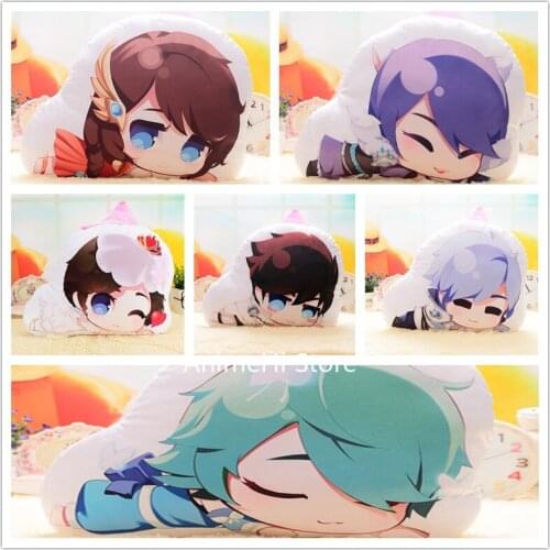 Anime Game Da Qiao Li Bai Xiao Qiao Zhao Yun Zhuge Liang Zhuge Liang Figure Plush Toy Pillow Doll Cosplay 40cm for Gift
