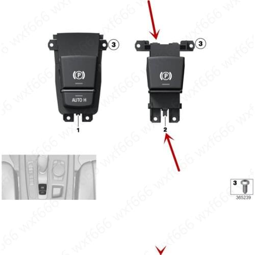 Car Parking brake switch F10 523I N52 F18 F11b mwN53 N57 X3 F25 35IS F12 M6 X4 F26 Handbrake p button controller