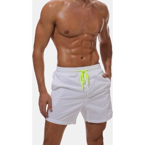 A304 quick dry beach board shorts men swimwear sunga surfing swim shorts trunks blue black white swimsuits men fitness shorts