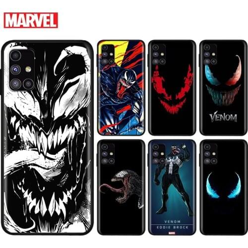 Marvel Venom Dark Hero For Samsung Note 20 10 9 8 Ultra lite Plus Pro F62 M62 M60 M40 M31S M21 M20 M10S Soft Phone Case