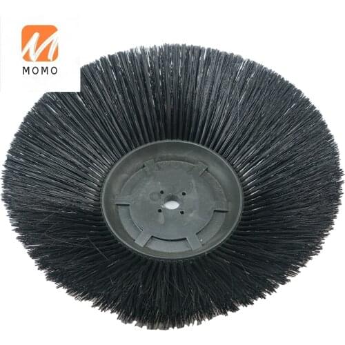 500mm*260mm black replaceable road sweeping brush for road maintenance machines or road sweepers