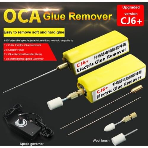 Jyrkior Electric Glue Remover Adhesive Rod LCD Screen Shovel Glue Tool Mobile Phone OCA Glue Remover Grinder Rubber Separator