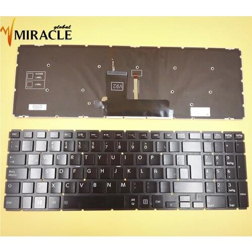 Laptop keyboard for Toshiba L50-B S50-B L50D-B L50W-C L55-B L55-C P55W-B P55W-B5224 LA Latin backlit black NSK-V92BQ