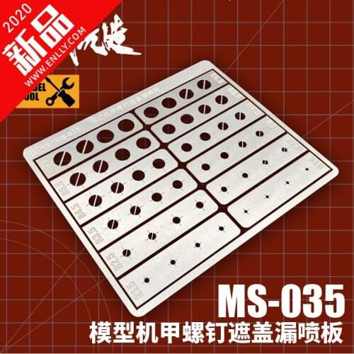 Round Slotted Screw Cover Mecha Screw Leak Spray Cover Plate MS035