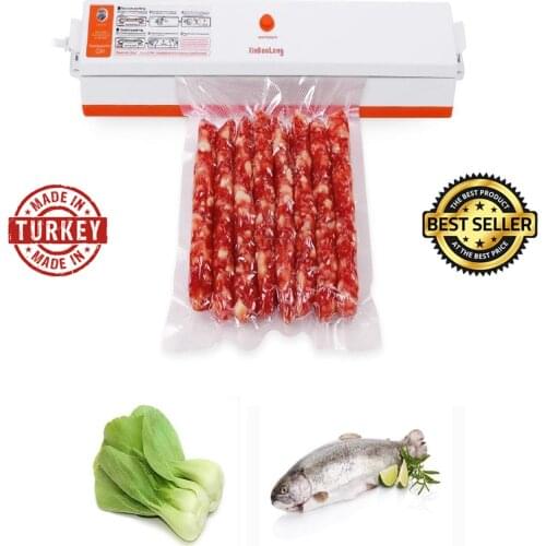 Best Electric Vacuum Sealer Machine With 10 Pieces Food Saver Bags 220V-110V Home Automatic Food Vacuum Packer