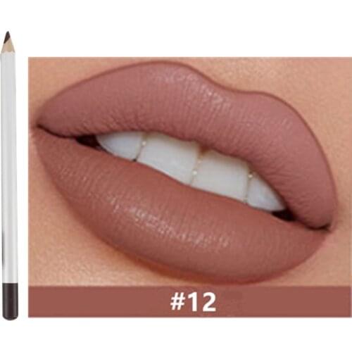 3 In 1 Matte Lipstick Pen Waterproof Lip Liner Lady Charming Lip Liner Contour Makeup Soft Lipstick Tool Maquiagem Makeup TSLM1